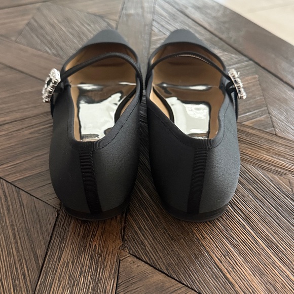 Badgley Mischka Women’s Brystol Embellished Buckle Mary Jane Flats Size 8.5 - Picture 5 of 8